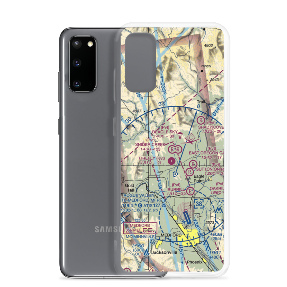 Snider Creek Airport (OR06) VFR Sectional Samsung Case Samsung Galaxy S20 model shown