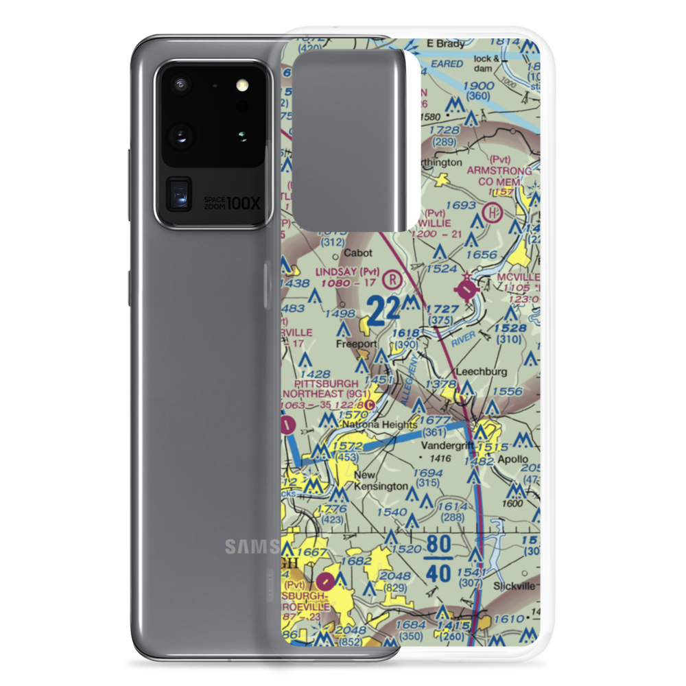 Snider Seaplane Base (PN24) VFR Sectional Samsung Case Samsung Galaxy S20 Ultra model shown