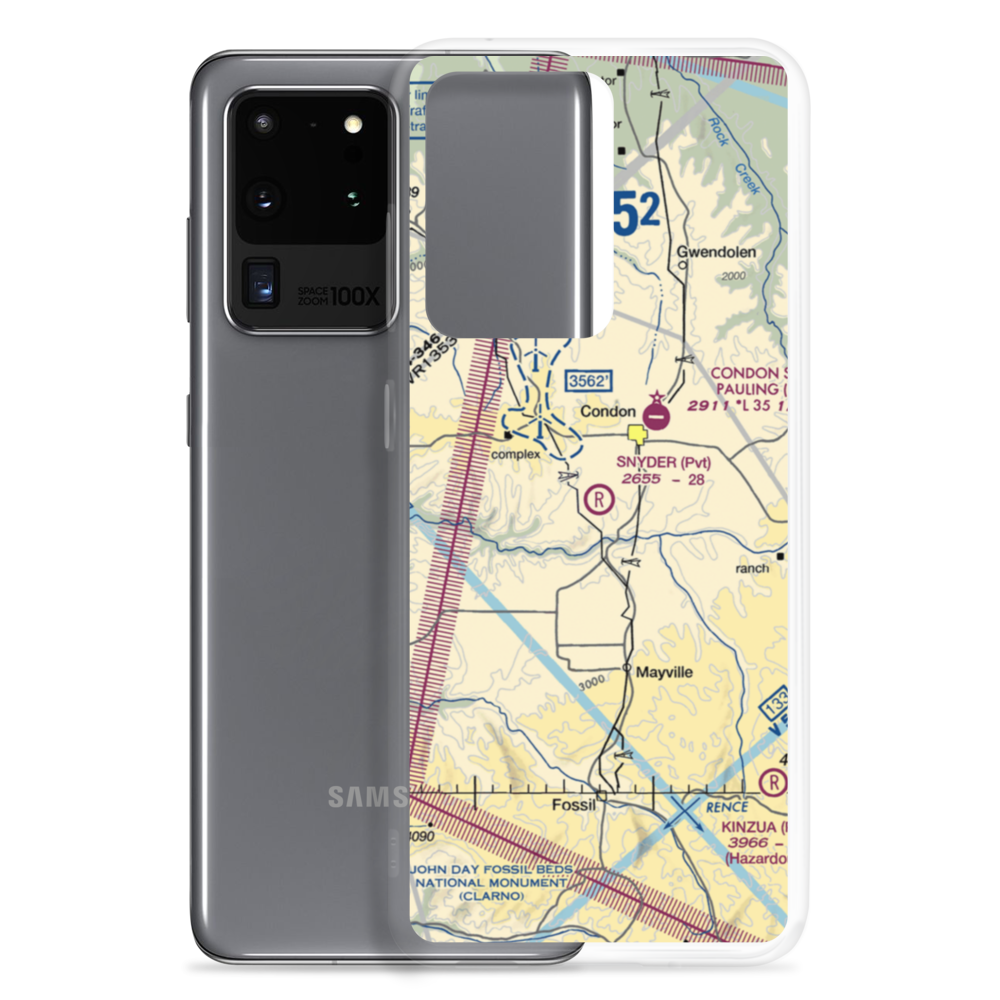 Snyder Ranch Airport (OR48) VFR Sectional Samsung Case Samsung Galaxy S20 Ultra model shown