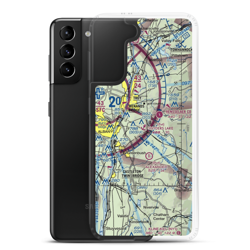 Snyder's Lake Seaplane Base (NK13) VFR Sectional Samsung Case Samsung Galaxy S21 Plus model shown