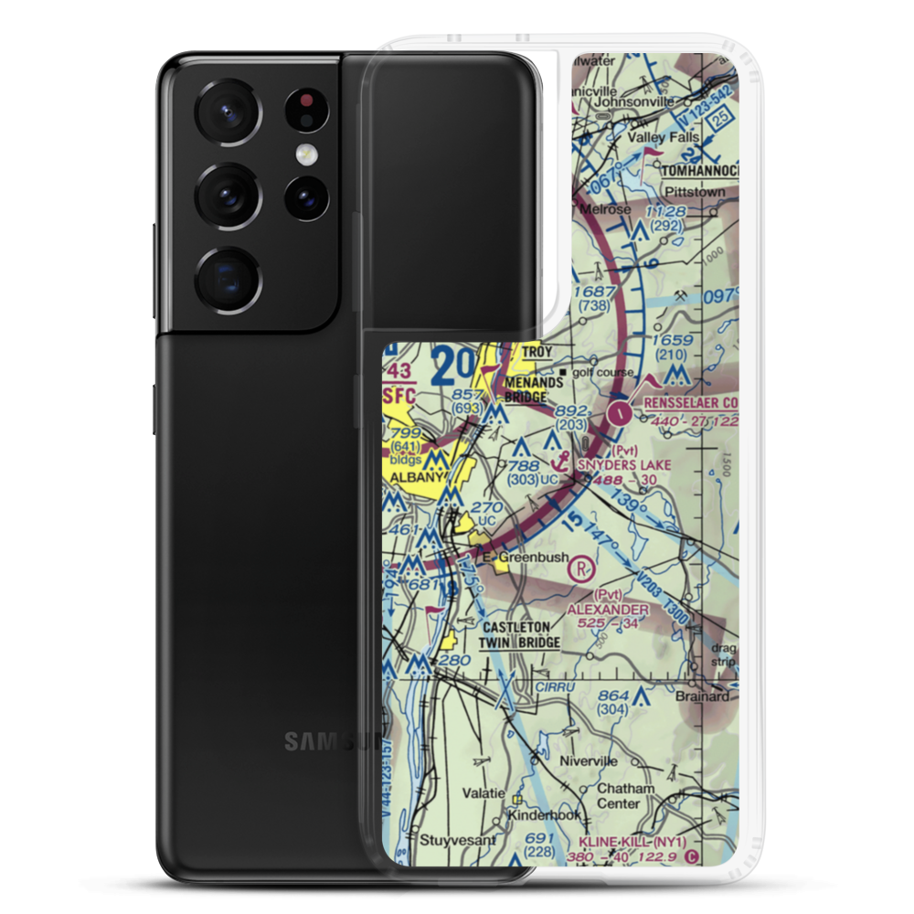 Snyder's Lake Seaplane Base (NK13) VFR Sectional Samsung Case Samsung Galaxy S21 Ultra model shown