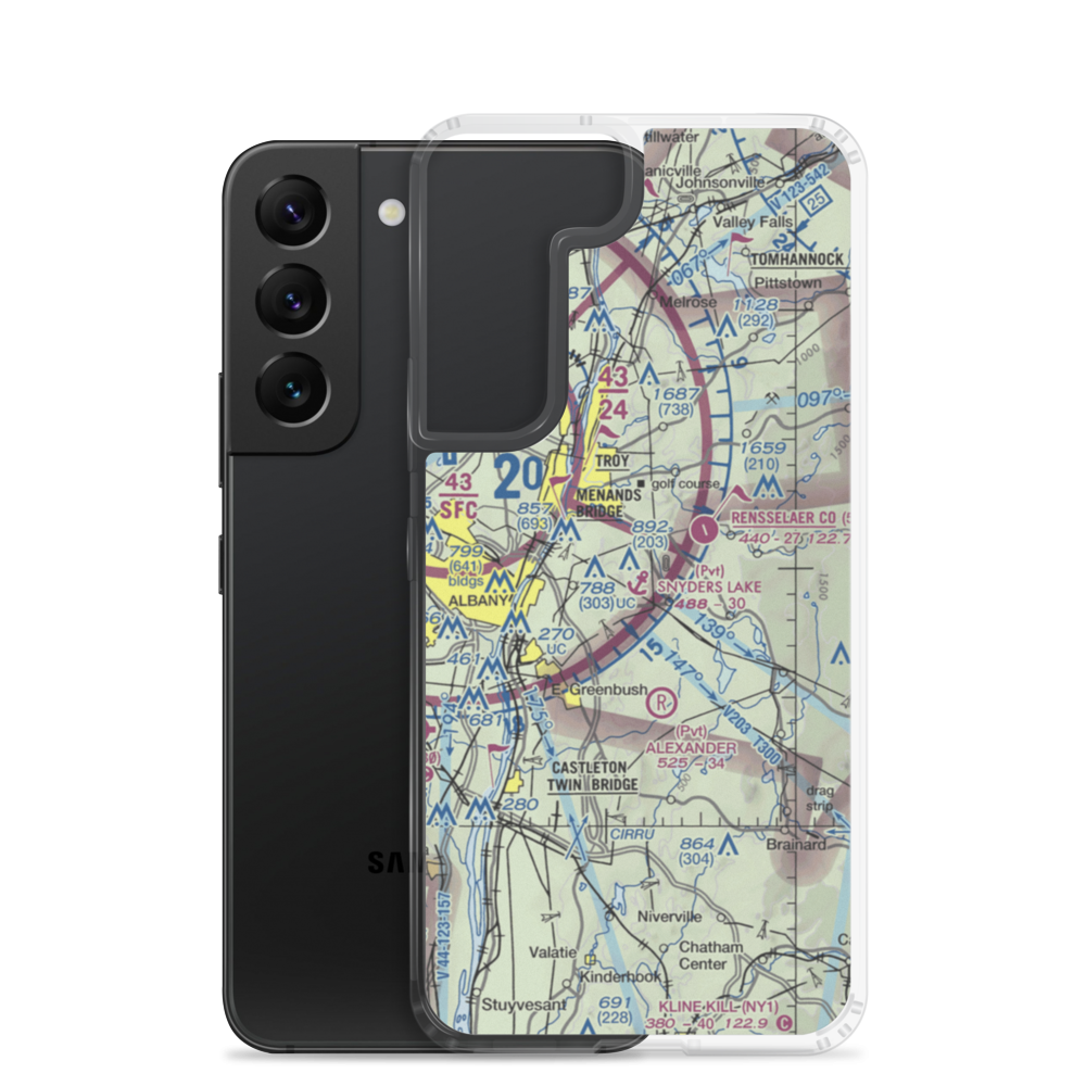 Snyder's Lake Seaplane Base (NK13) VFR Sectional Samsung Case Samsung Galaxy S22 model shown
