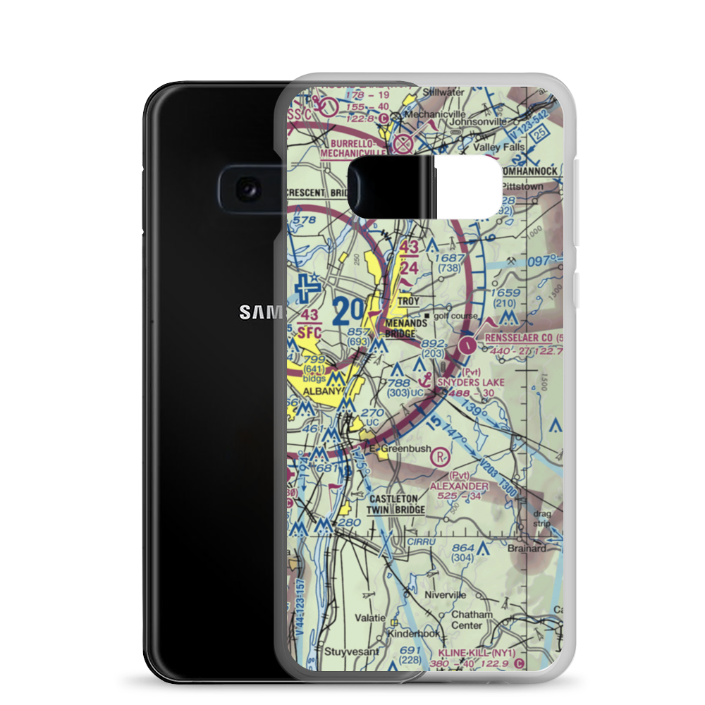 Snyder's Lake Seaplane Base (NK13) VFR Sectional Samsung Case Samsung Galaxy S10e model shown