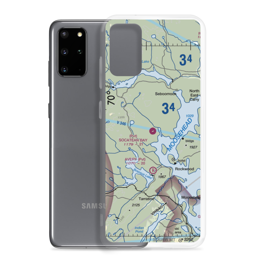 Socatean Bay Airport (13ME) VFR Sectional Samsung Case Samsung Galaxy S20 Plus model shown
