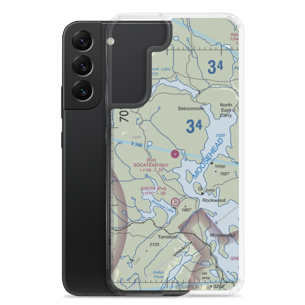 Socatean Bay Airport (13ME) VFR Sectional Samsung Case Samsung Galaxy S22 Plus model shown