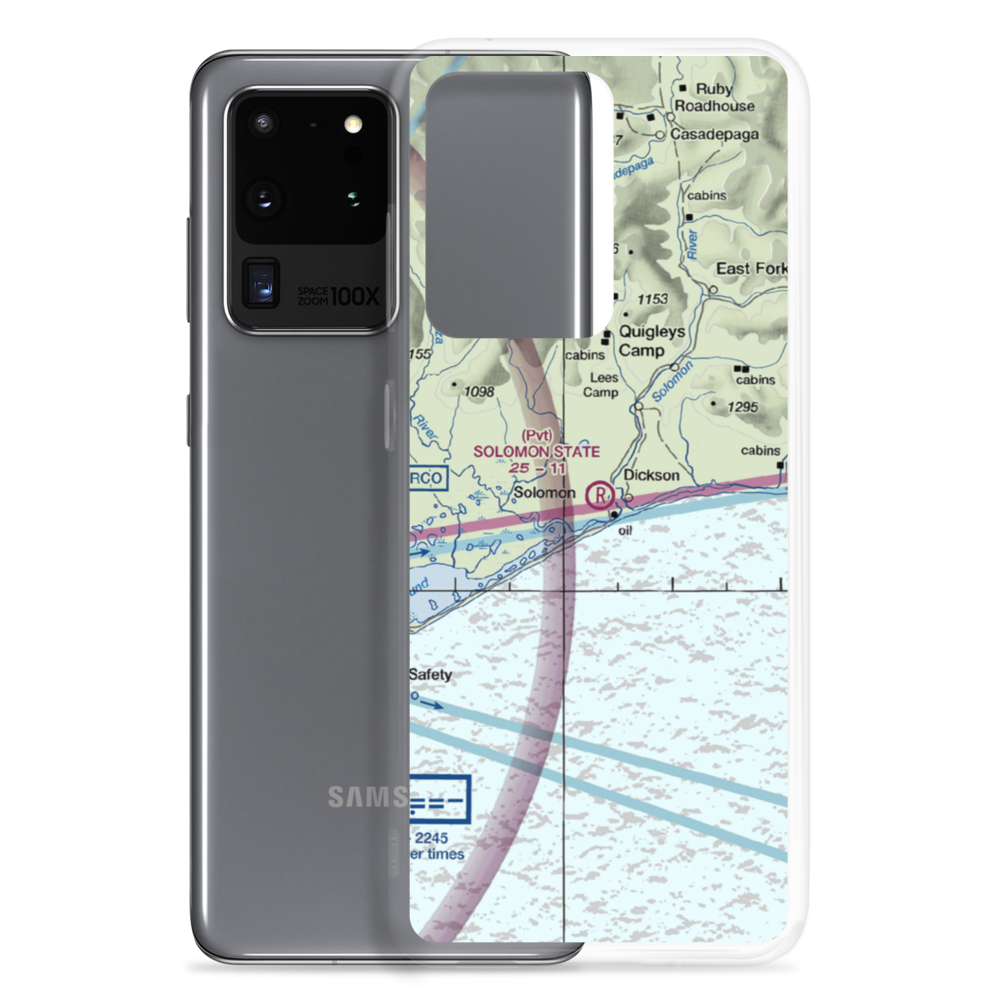 Solomon State Field (AK26) VFR Sectional Samsung Case Samsung Galaxy S20 Ultra model shown