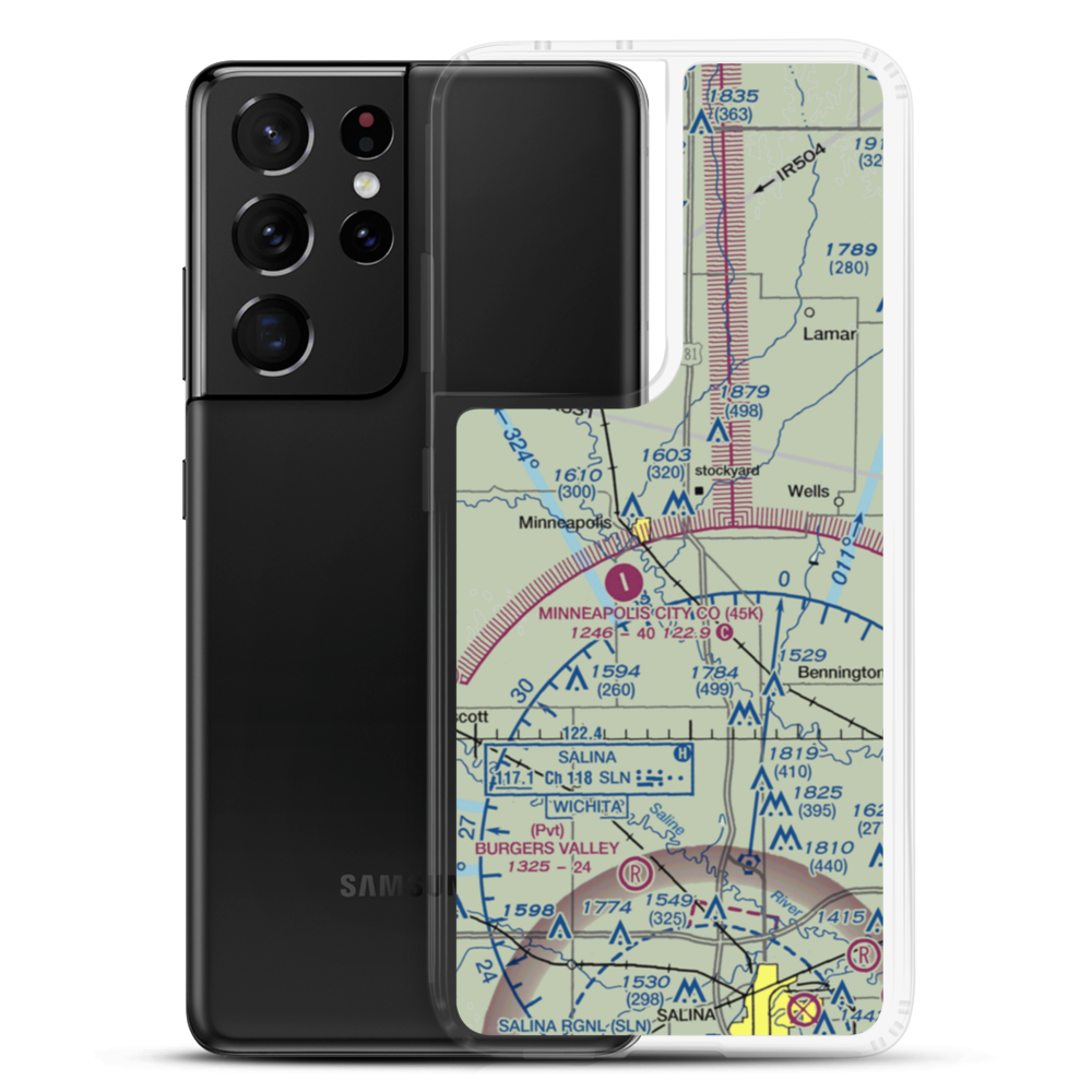 Solomon Valley Airpark (SN09) VFR Sectional Samsung Case Samsung Galaxy S21 Ultra model shown