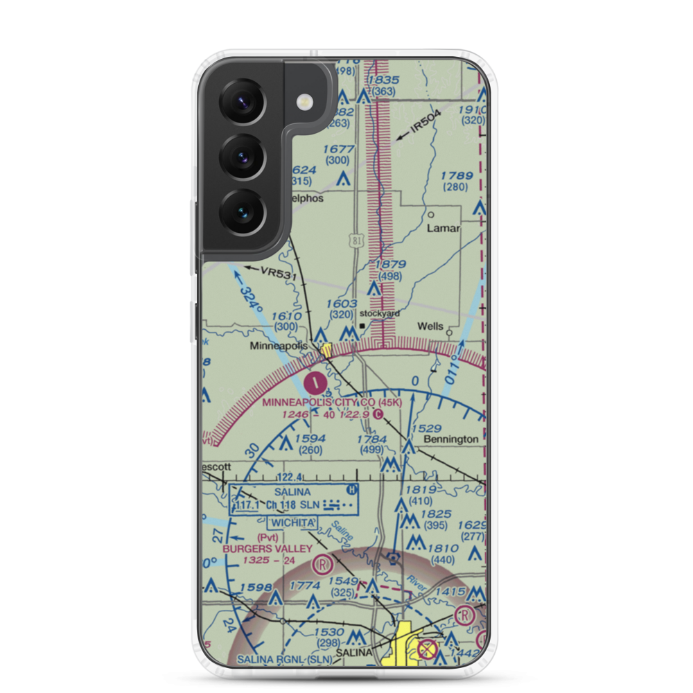 Solomon Valley Airpark (SN09) VFR Sectional Samsung Case Samsung Galaxy S22 Plus model shown
