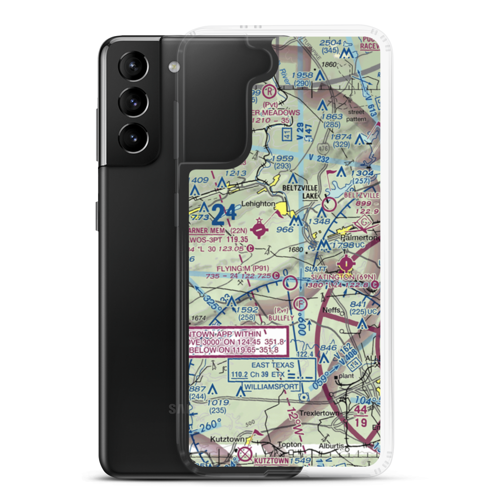 Solt Field (9PA5) VFR Sectional Samsung Case Samsung Galaxy S21 Plus model shown