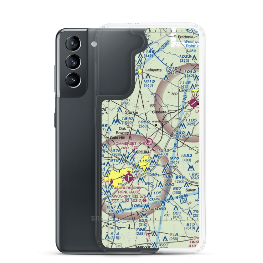 Sommerset Strip (AL89) VFR Sectional Samsung Case Samsung Galaxy S21 model shown