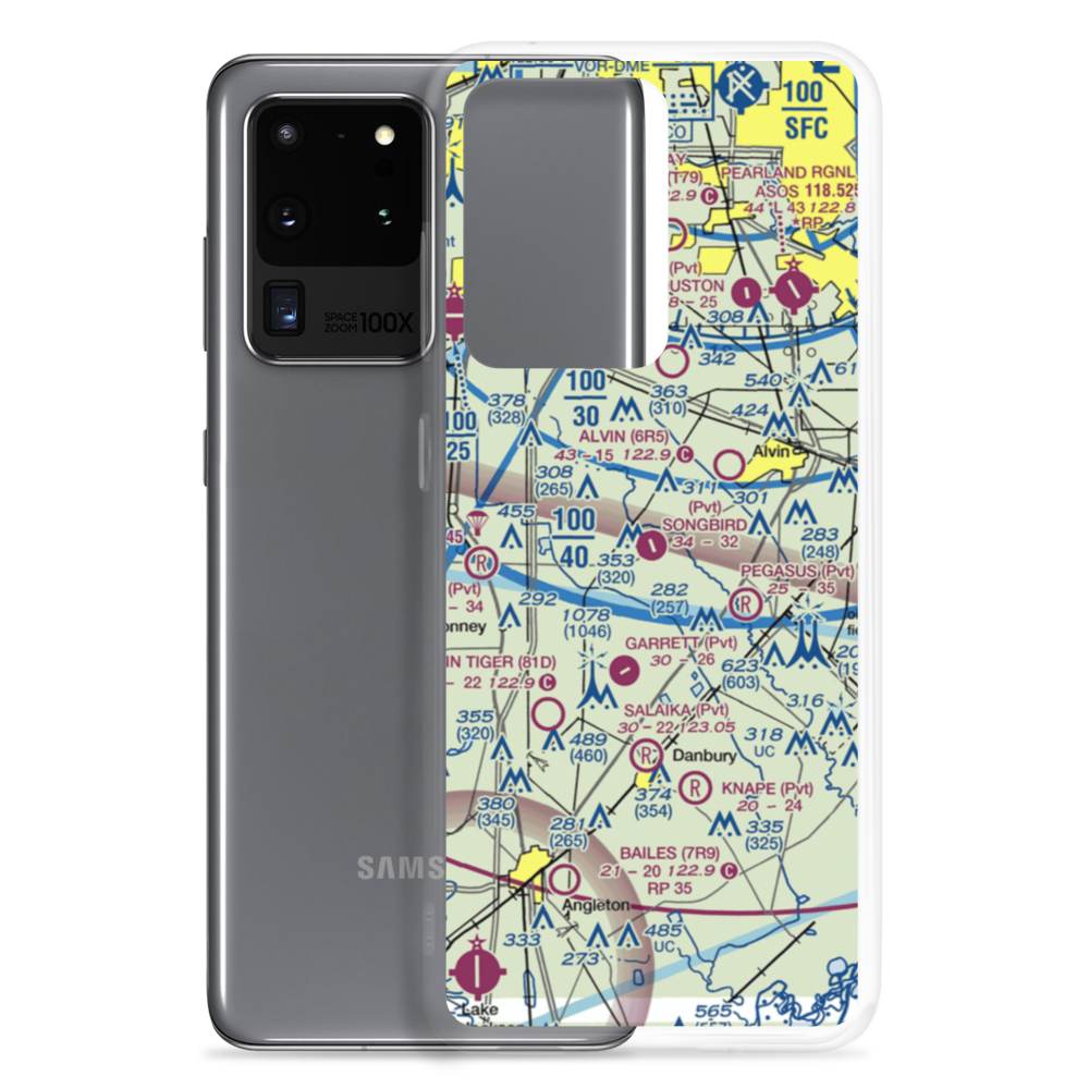 Songbird Ranch Airport (91TS) VFR Sectional Samsung Case Samsung Galaxy S20 Ultra model shown