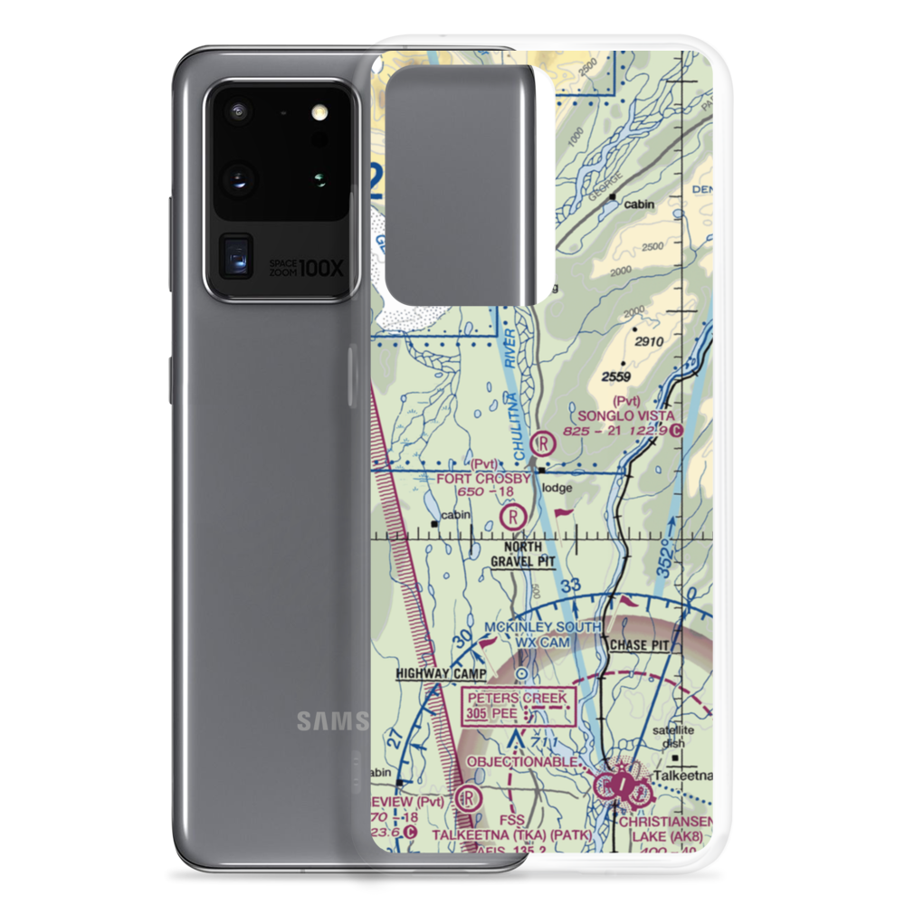 Songlo Vista Airport (3AK3) VFR Sectional Samsung Case Samsung Galaxy S20 Ultra model shown