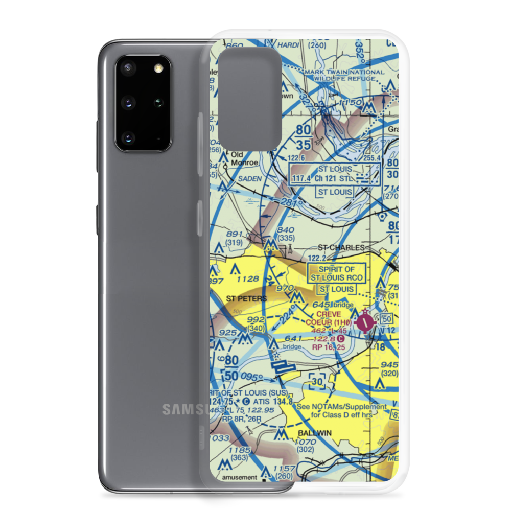 Sontimer Airport (46MO) VFR Sectional Samsung Case Samsung Galaxy S20 Plus model shown