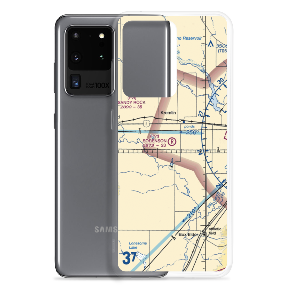 Sorenson Airport (13MT) VFR Sectional Samsung Case Samsung Galaxy S20 Ultra model shown
