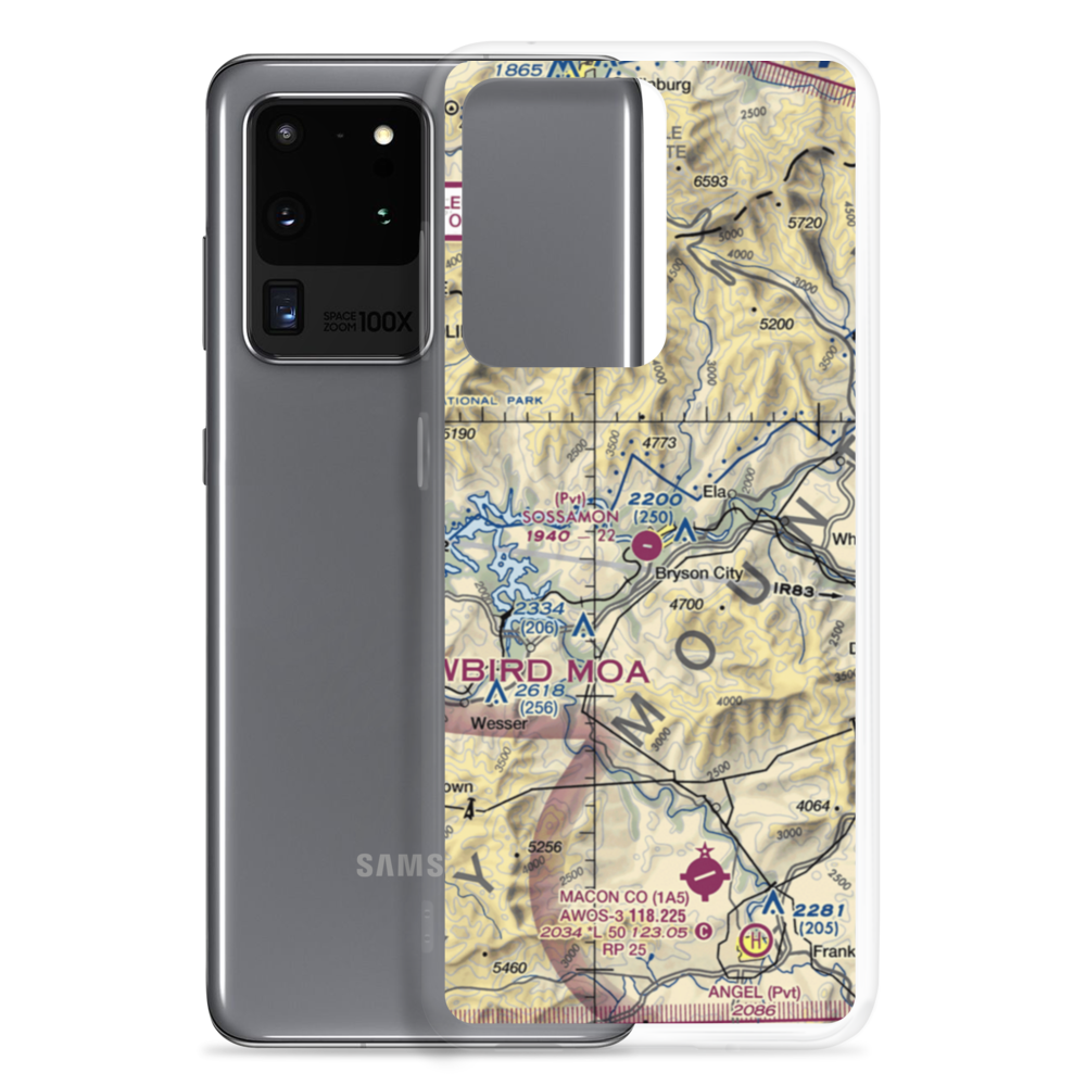 Sossamon Field (57NC) VFR Sectional Samsung Case Samsung Galaxy S20 Ultra model shown