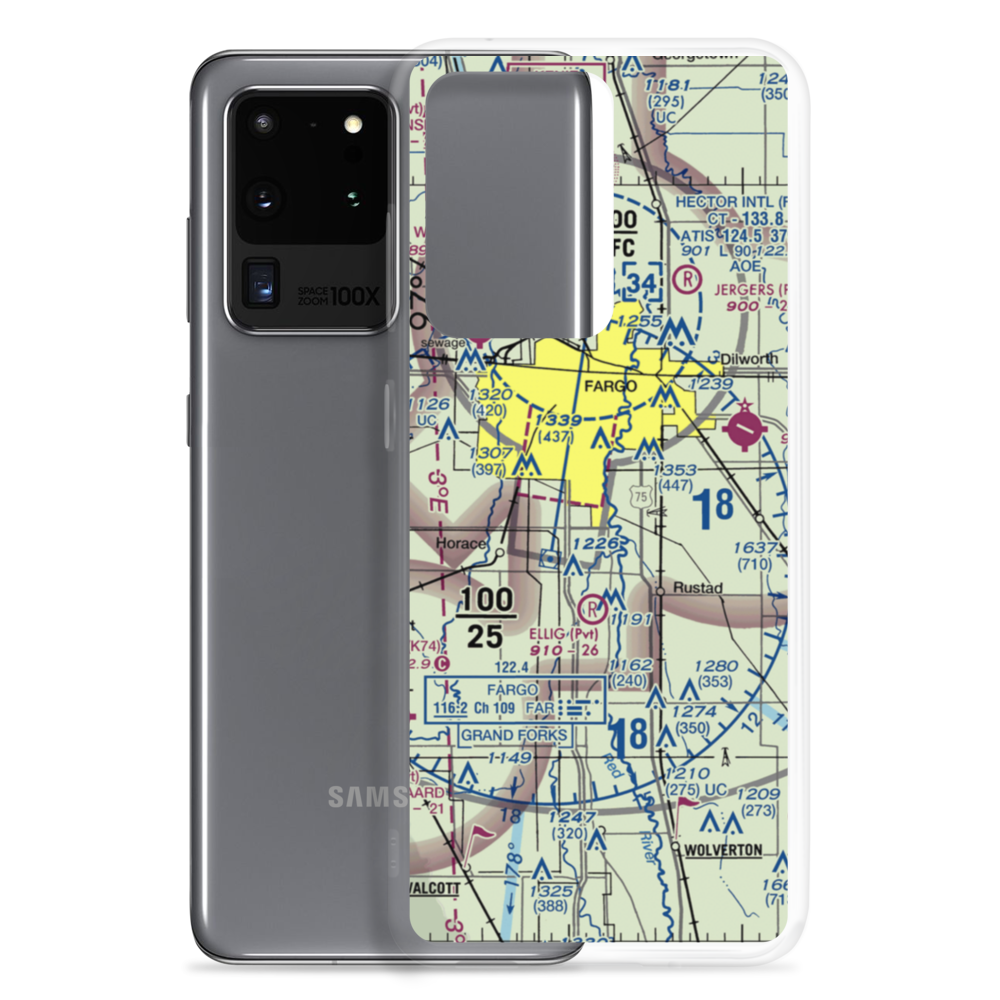 South Hector Airstrip (6NA2) VFR Sectional Samsung Case Samsung Galaxy S20 Ultra model shown