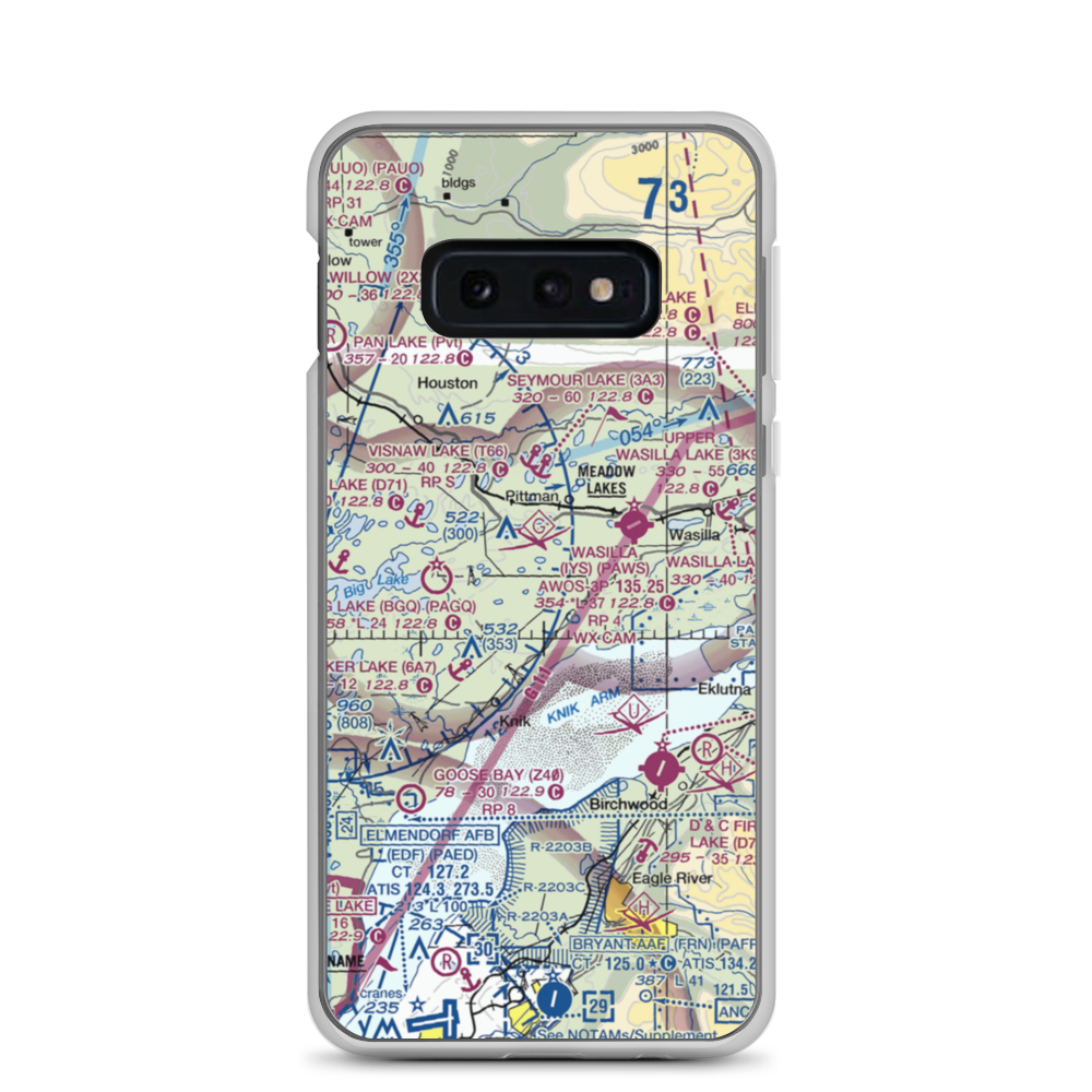 South Hollywood Airport (67AK) VFR Sectional Samsung Case Samsung Galaxy S10e model shown
