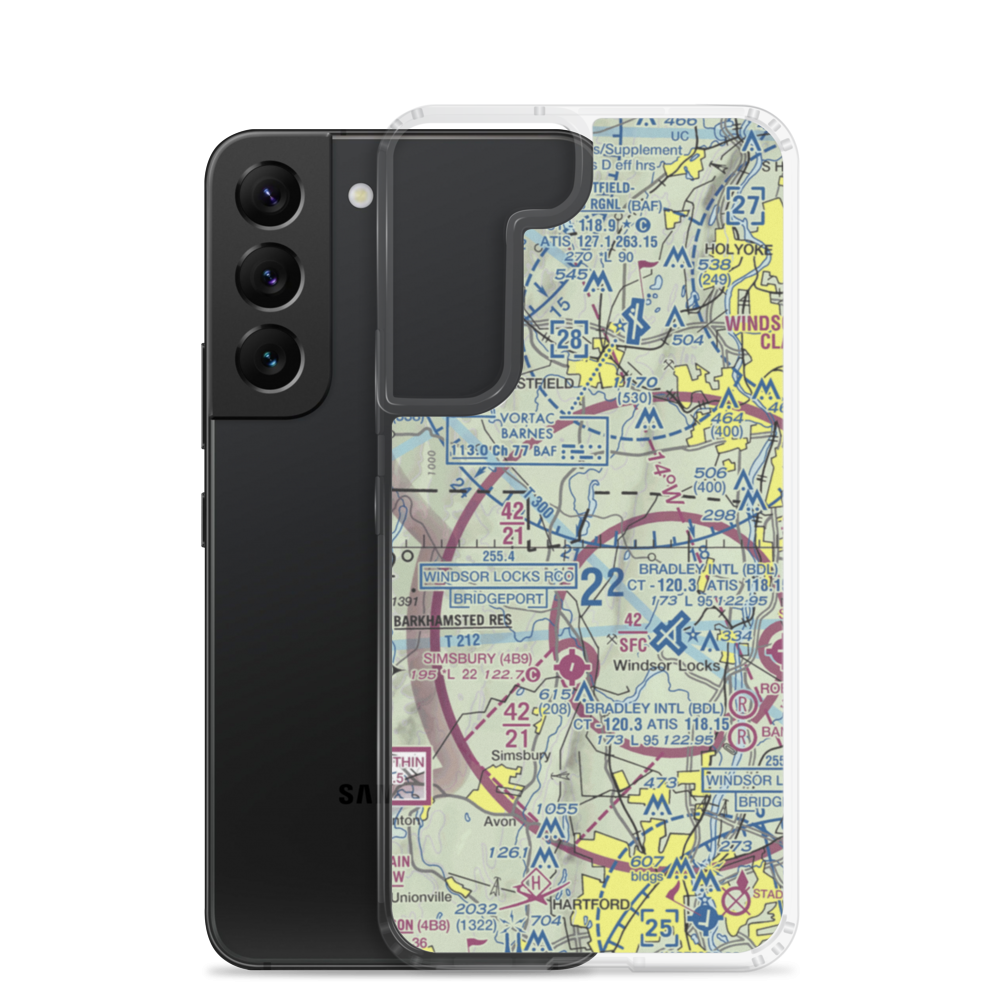 South Pond Seaplane Base (5MA8) VFR Sectional Samsung Case Samsung Galaxy S22 model shown