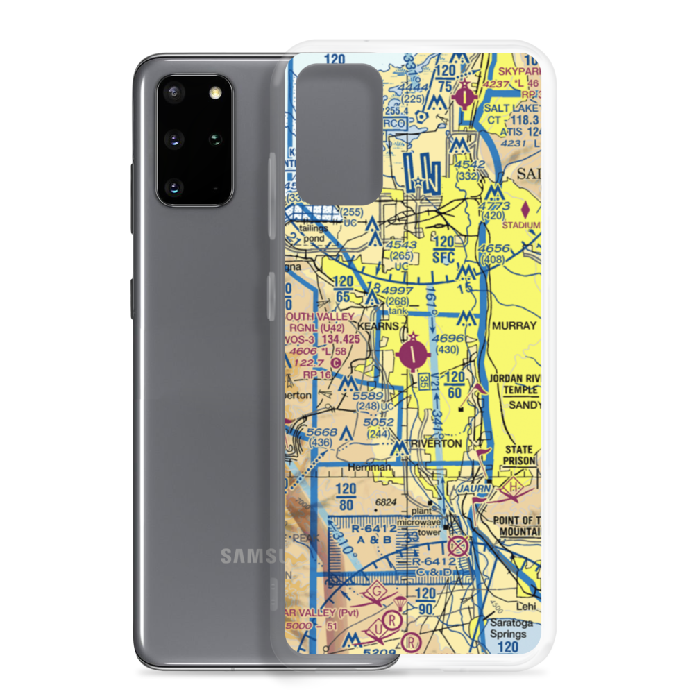 South Valley Regional Airport (U42) VFR Sectional Samsung Case Samsung Galaxy S20 Plus model shown