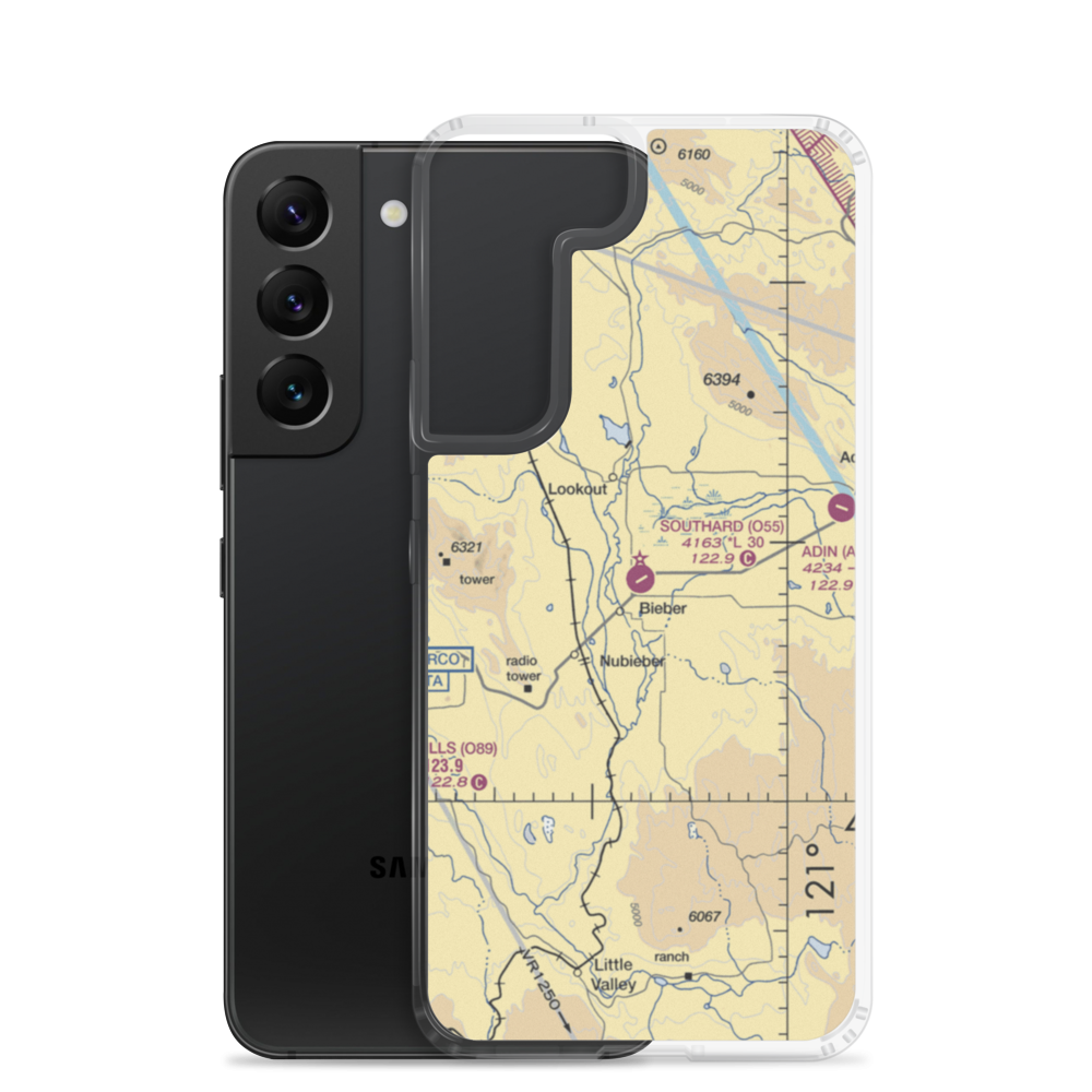 Southard Field (O55) VFR Sectional Samsung Case Samsung Galaxy S22 model shown