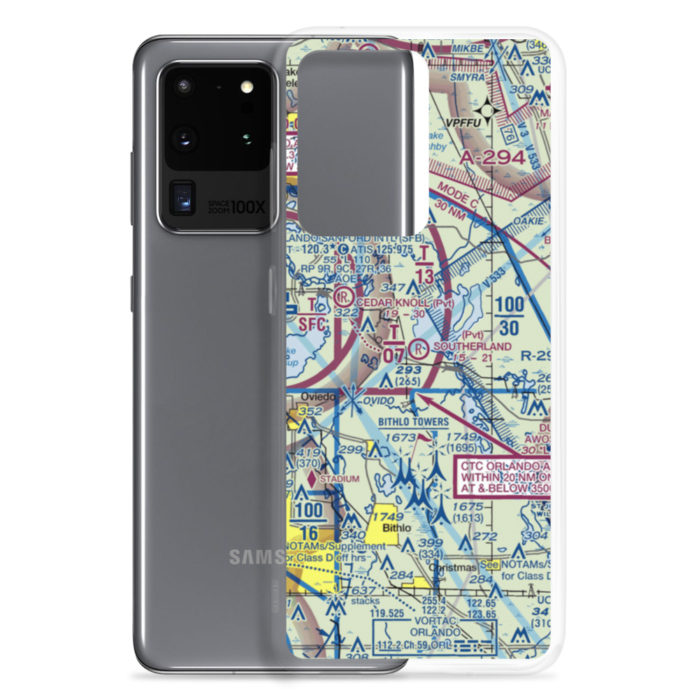 Southerland Strip (FD92) VFR Sectional Samsung Case Samsung Galaxy S20 Ultra model shown