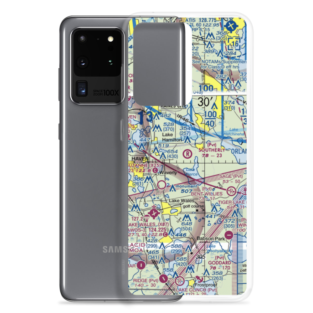 Southerly Airport (58FD) VFR Sectional Samsung Case Samsung Galaxy S20 Ultra model shown