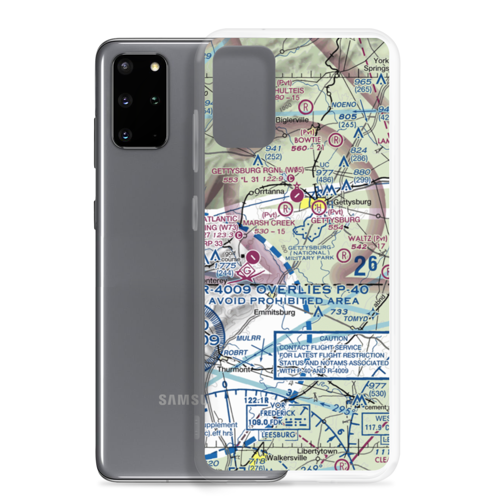 Southern Adams County Heliport (P98) VFR Sectional Samsung Case Samsung Galaxy S20 Plus model shown