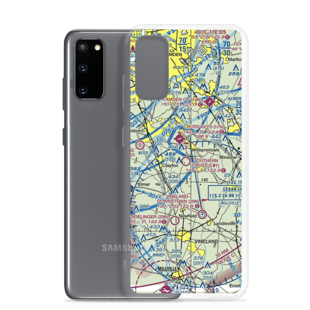 Southern Cross Airport (C01) VFR Sectional Samsung Case Samsung Galaxy S20 model shown