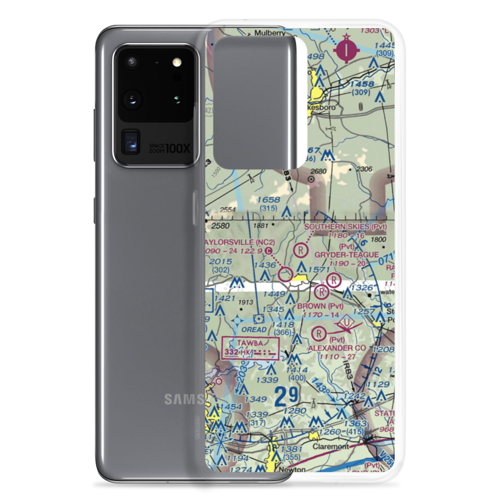 Southern Skies Airstrip (NR04) VFR Sectional Samsung Case Samsung Galaxy S20 Ultra model shown