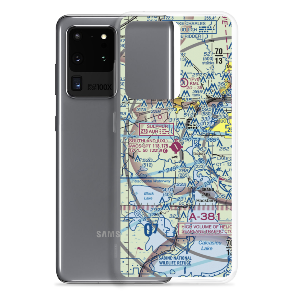 Southland Field (UXL) VFR Sectional Samsung Case Samsung Galaxy S20 Ultra model shown