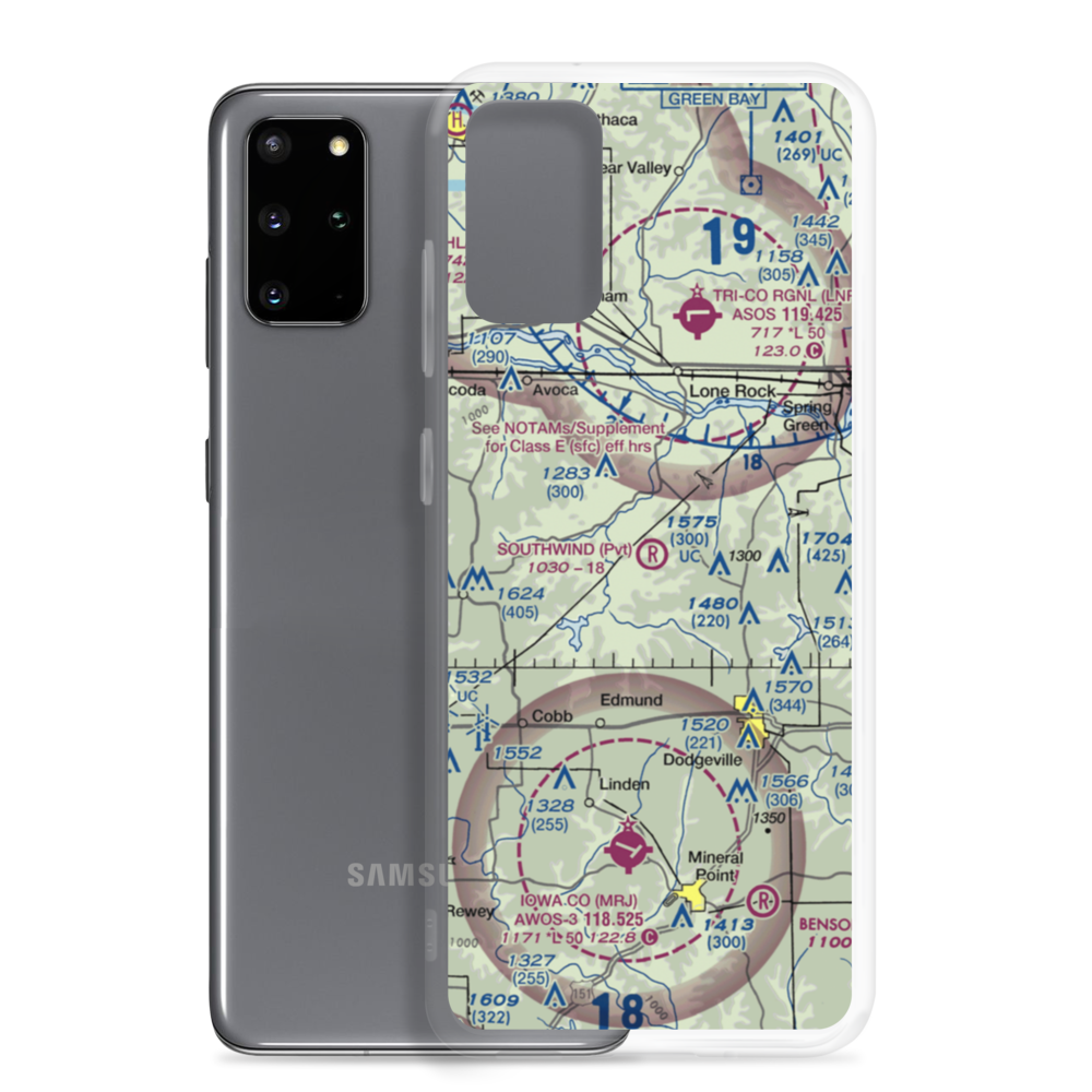 Southwind Airport (22WN) VFR Sectional Samsung Case Samsung Galaxy S20 Plus model shown