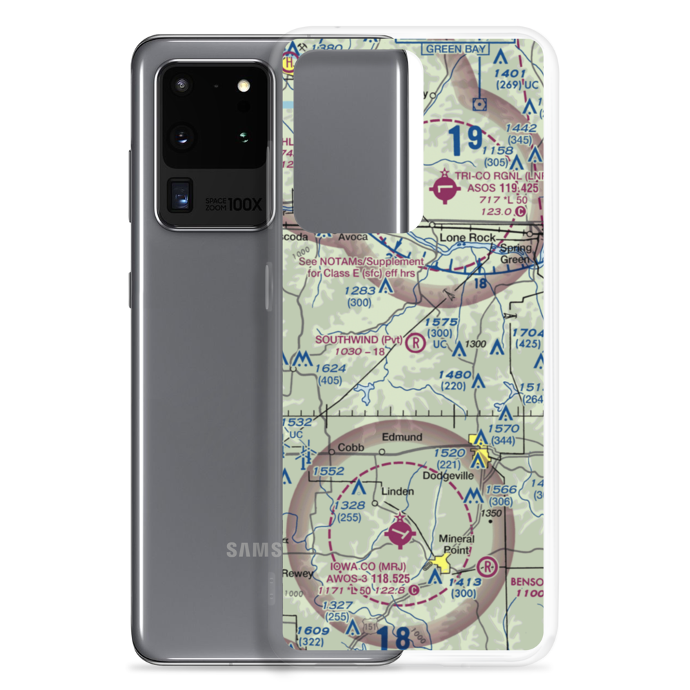 Southwind Airport (22WN) VFR Sectional Samsung Case Samsung Galaxy S20 Ultra model shown