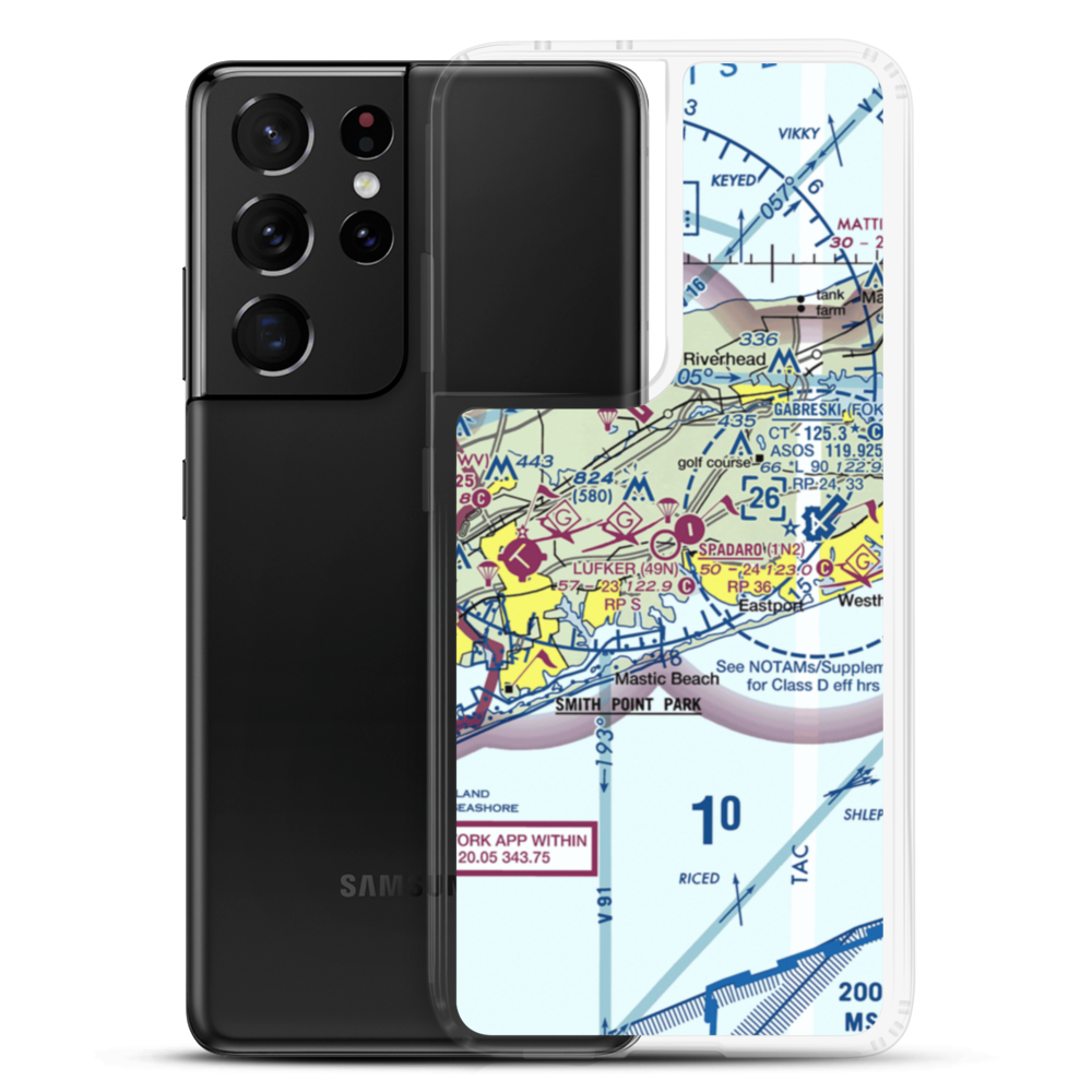 Spadaro Airport (1N2) VFR Sectional Samsung Case Samsung Galaxy S21 Ultra model shown