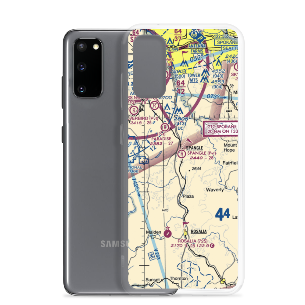 Spangle Field (03WA) VFR Sectional Samsung Case Samsung Galaxy S20 model shown