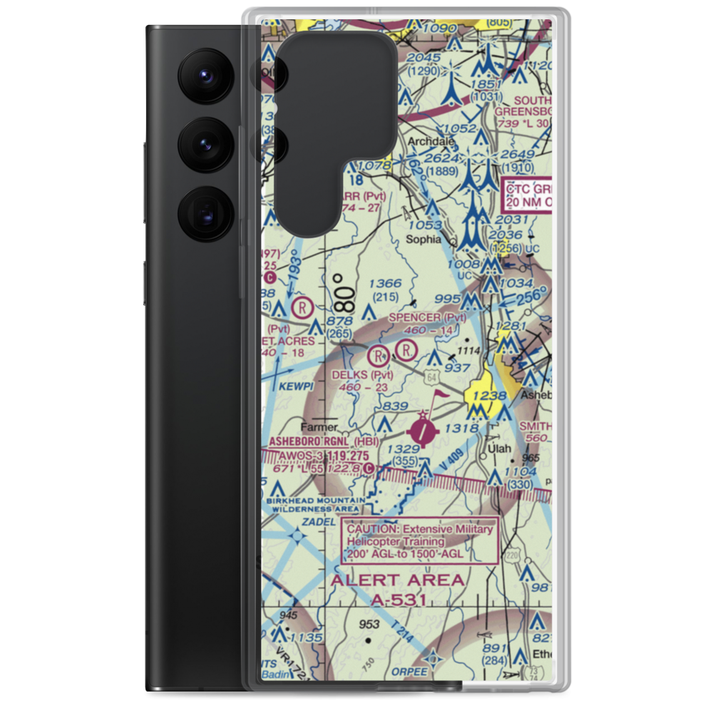 Spencer Field (7NC9) VFR Sectional Samsung Case Samsung Galaxy S22 Ultra model shown
