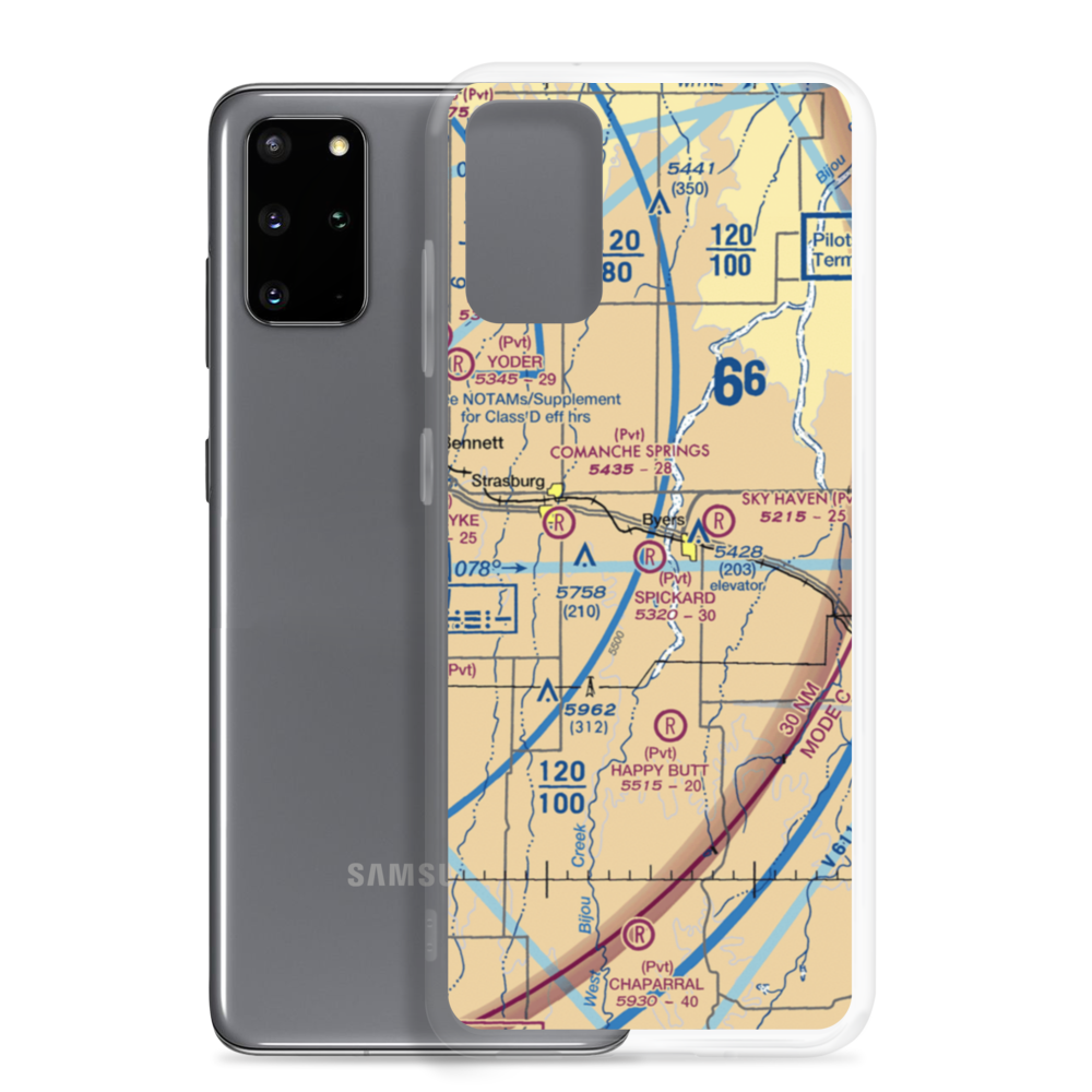 Spickard Farm Airport (5CO4) VFR Sectional Samsung Case Samsung Galaxy S20 Plus model shown