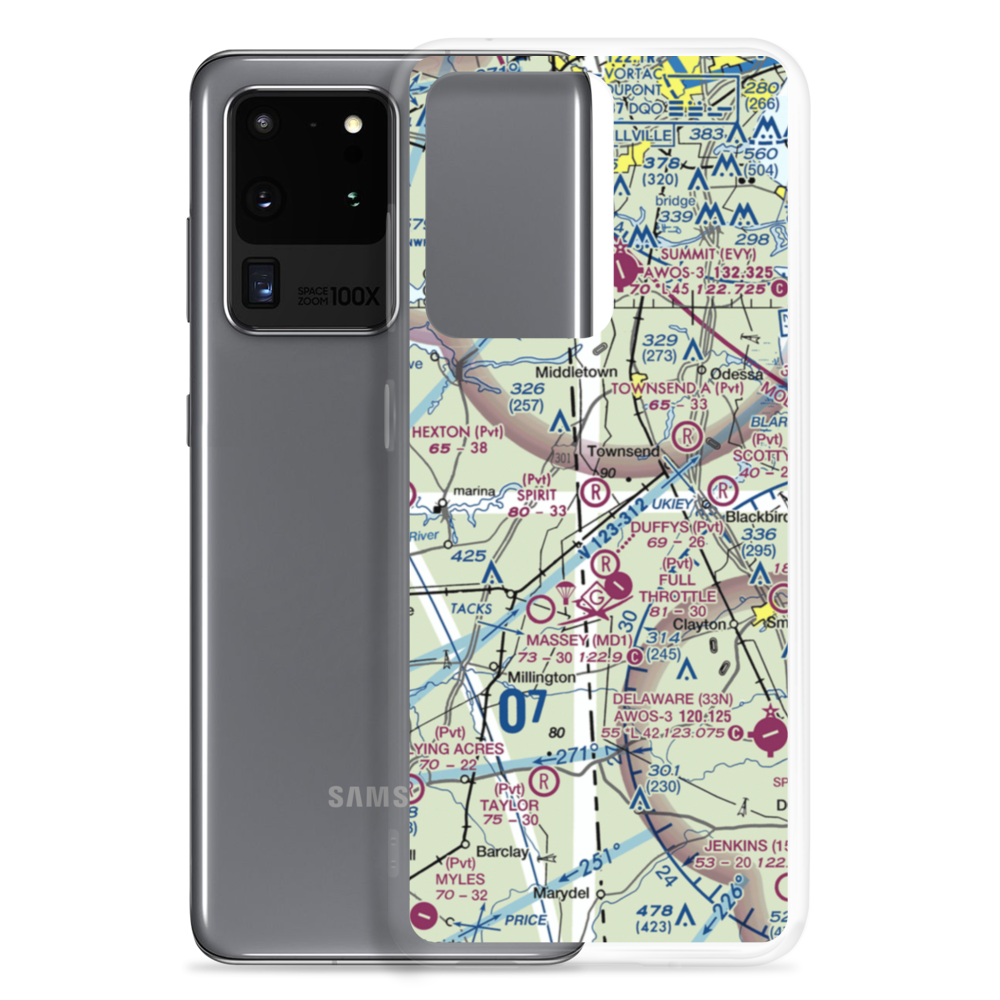 Spirit Airpark (DE20) VFR Sectional Samsung Case Samsung Galaxy S20 Ultra model shown