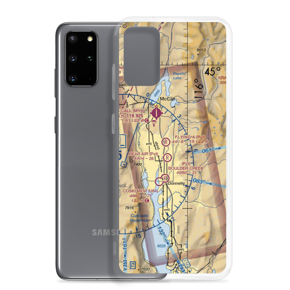 Splan Airport (2ID5) VFR Sectional Samsung Case Samsung Galaxy S20 Plus model shown