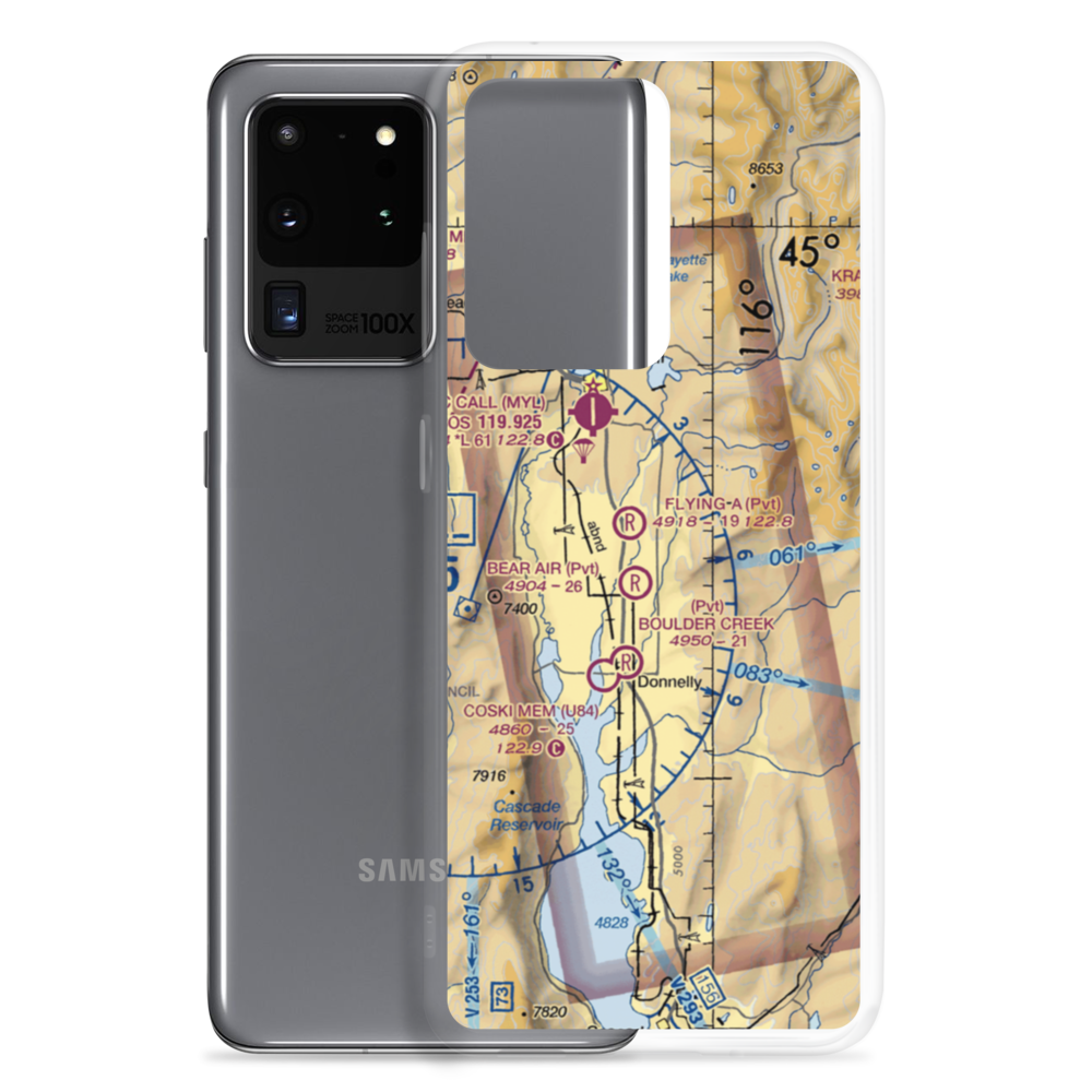 Splan Airport (2ID5) VFR Sectional Samsung Case Samsung Galaxy S20 Ultra model shown