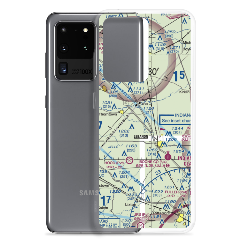 Sport Aircraft Flight Park Ultralightport (4II7) VFR Sectional Samsung Case Samsung Galaxy S20 Ultra model shown