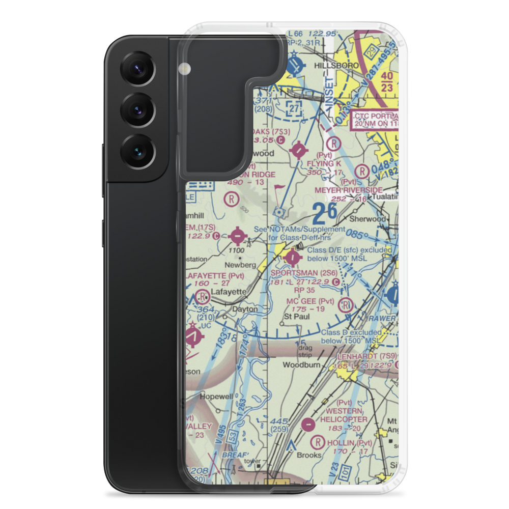 Sportsman Airpark (2S6) VFR Sectional Samsung Case Samsung Galaxy S22 Plus model shown