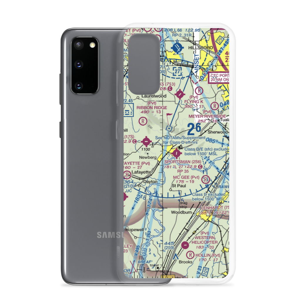 Sportsman Airpark (2S6) VFR Sectional Samsung Case Samsung Galaxy S20 model shown