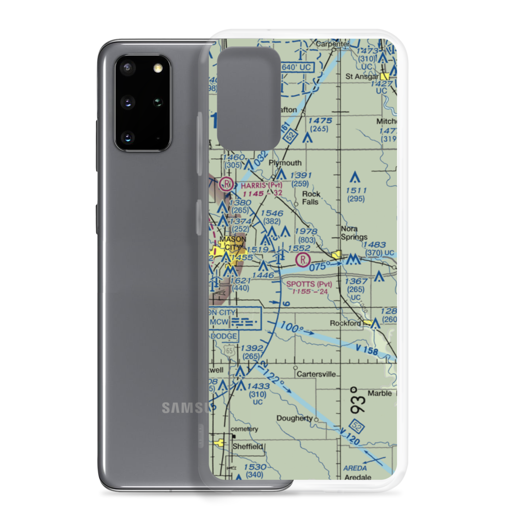 Spotts Field (05IA) VFR Sectional Samsung Case Samsung Galaxy S20 Plus model shown