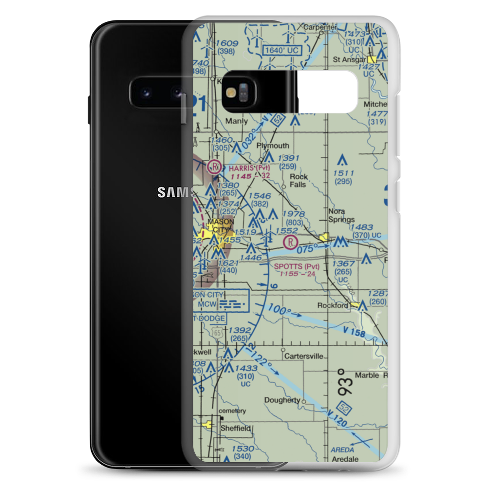 Spotts Field (05IA) VFR Sectional Samsung Case Samsung Galaxy S10+ model shown