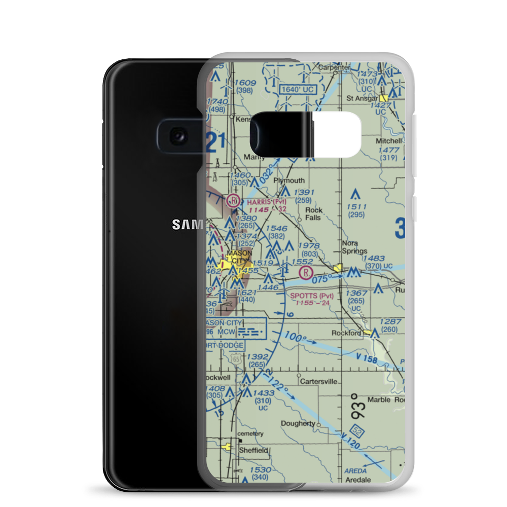 Spotts Field (05IA) VFR Sectional Samsung Case Samsung Galaxy S10e model shown