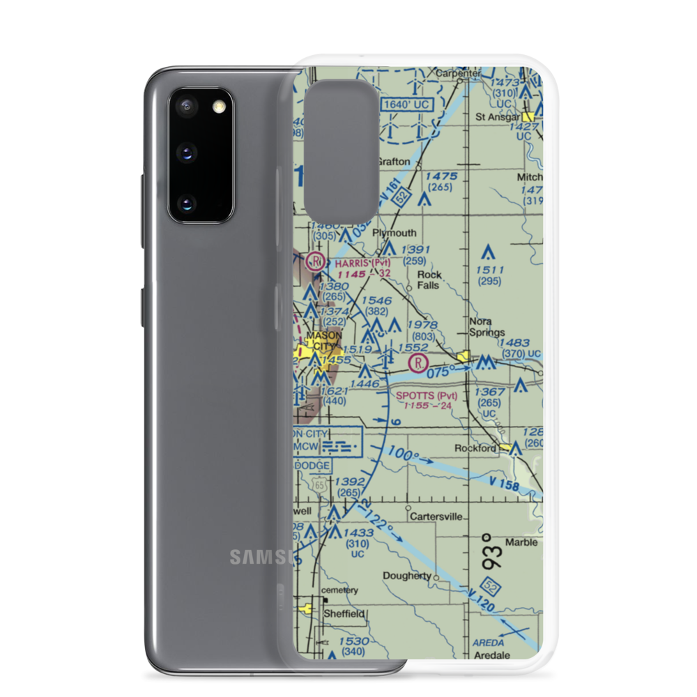 Spotts Field (05IA) VFR Sectional Samsung Case Samsung Galaxy S20 model shown