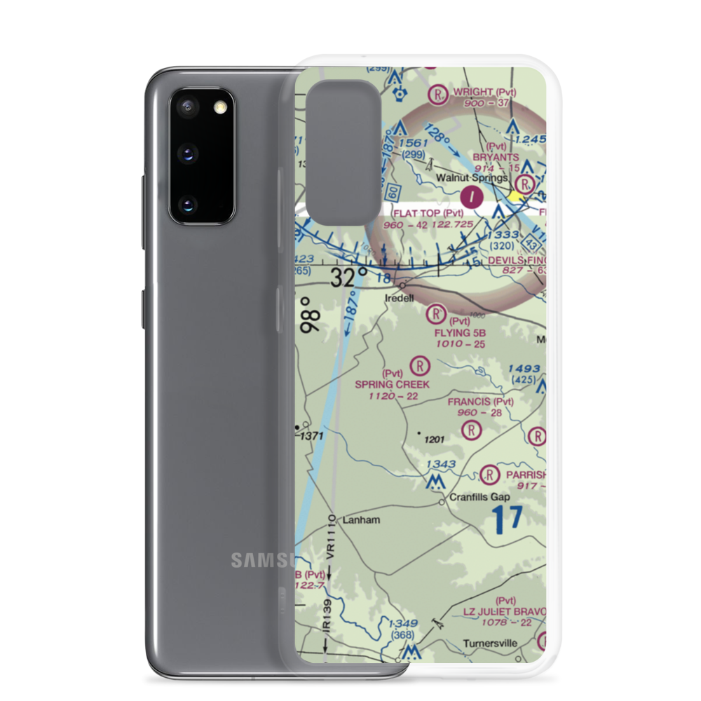 Spring Creek Field (79TX) VFR Sectional Samsung Case Samsung Galaxy S20 model shown