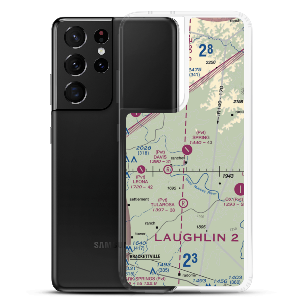 Spring Ranch Airport (3TA6) VFR Sectional Samsung Case Samsung Galaxy S21 Ultra model shown