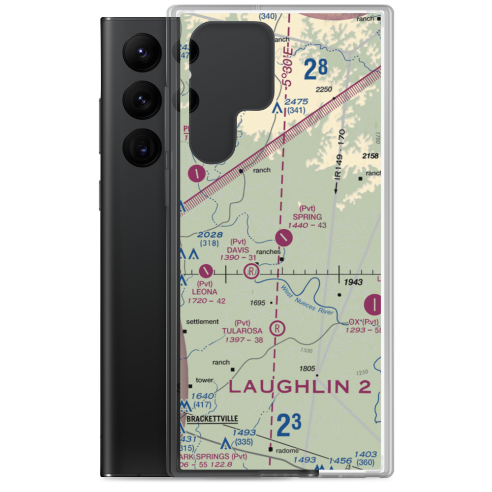 Spring Ranch Airport (3TA6) VFR Sectional Samsung Case Samsung Galaxy S22 Ultra model shown