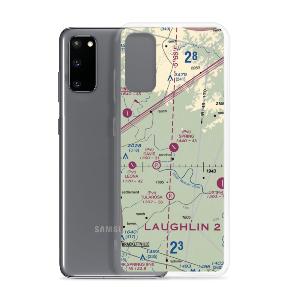 Spring Ranch Airport (3TA6) VFR Sectional Samsung Case Samsung Galaxy S20 model shown